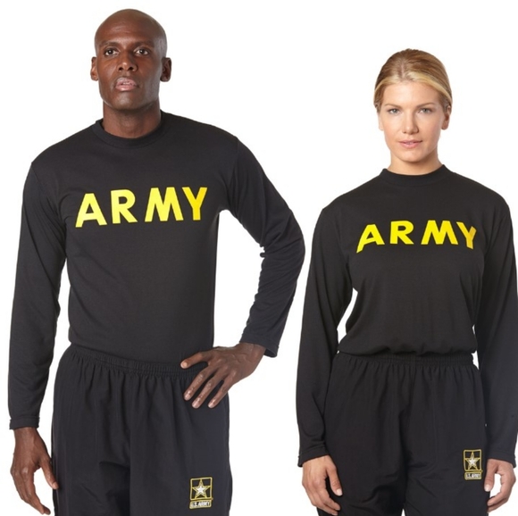 Army Men's/Women's APFU Long Sleeve Tee - Picture 1 of 5